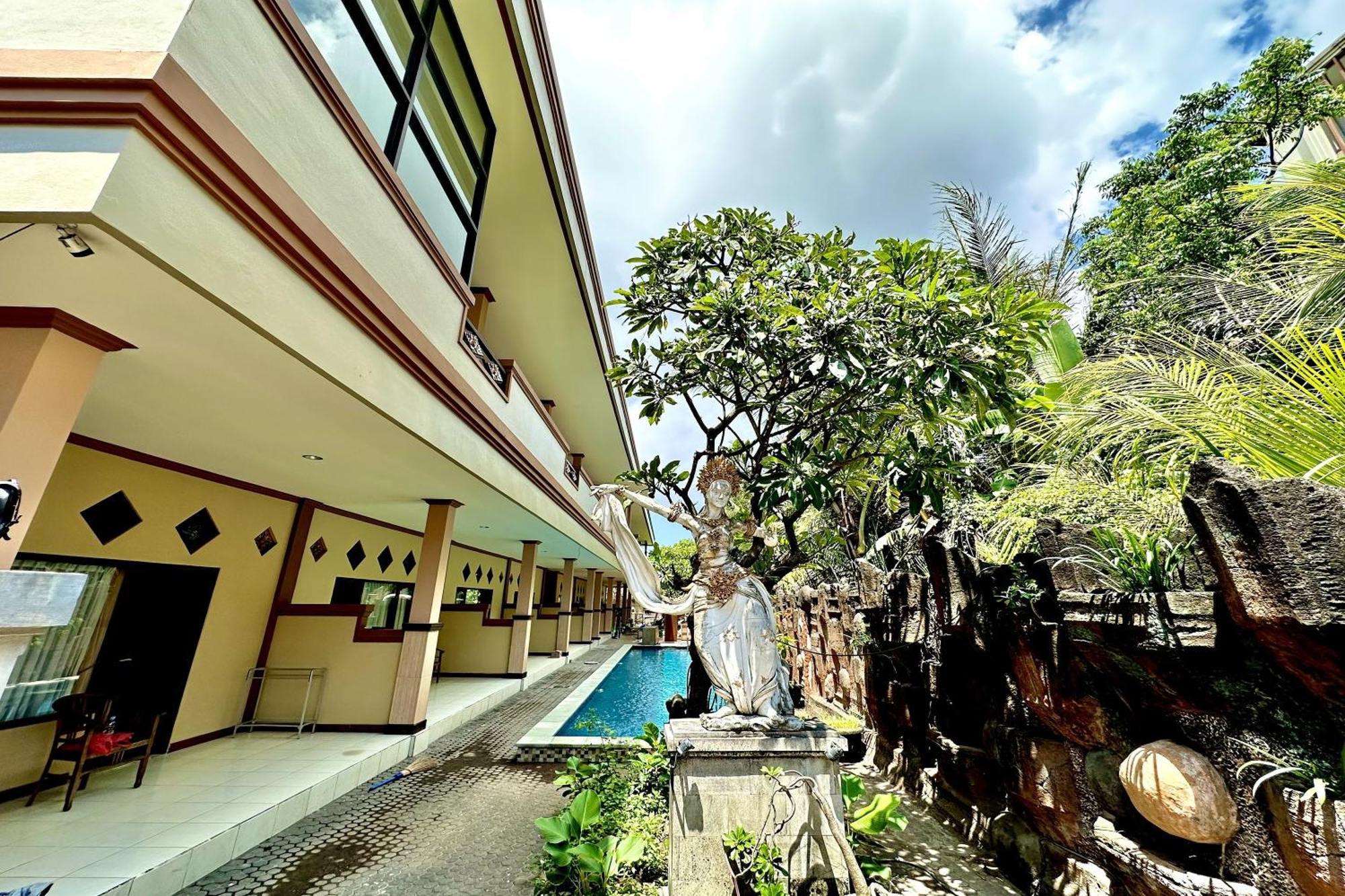 Taxa Raya Guest House Legian Exteriör bild